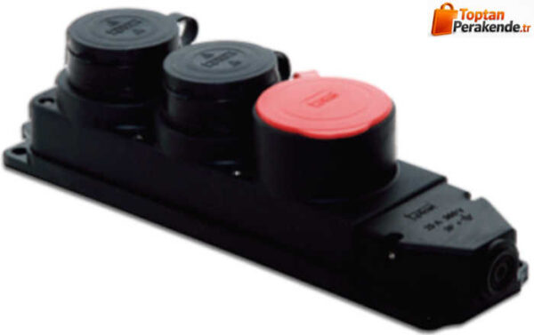 Tplast Kauçuk Üçlü Grup Priz 1 (3x25)- 2 (1x16)